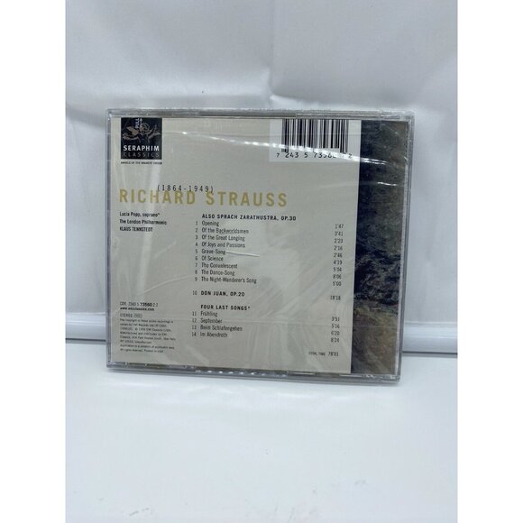 Richard Strauss: Also Sprach Zarathustra Don Juan Four Last Songs CD 1999 Warner - Picture 2 of 2